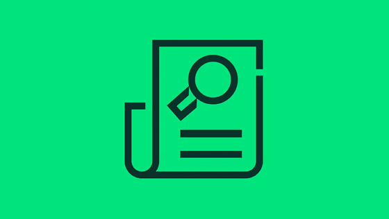Icon of Document with Magnifying Glass Icon of Document with Magnifying Glass